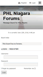 Mobile Screenshot of forums.phlniagara.com