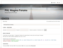Tablet Screenshot of forums.phlniagara.com